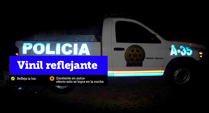 vinil reflejante